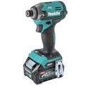Combo Kits | Makita GT201M1D1 40V MAX XGT Brushless Lithium-Ion 1/2 in. Cordless Hammer Drill Driver and 4-Speed Impact Driver Combo Kit with 2 Batteries (2.5 Ah/4 Ah) image number 2