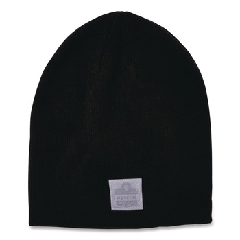 Ergodyne N-Ferno 6812 One Size Fits Most Rib Knit Beanie - Black