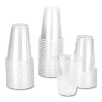 Karat 7 oz. PET Plastic Cups - Clear (1000/Carton)