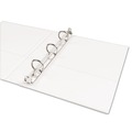 Office Jansan | Avery 17116 3 Round Rings 1 in. Capacity 8.5 x 5.5 Mini Size Durable View Binder - White image number 1