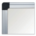  | MasterVision MA2107170 96 in. x 48 in. Value Aluminum Lacquered Steel Magnetic Dry Erase Board - White/Silver image number 2