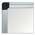 Office & Office Supplies | MasterVision MA2107170 96 in. x 48 in. Value Aluminum Lacquered Steel Magnetic Dry Erase Board - White/Silver image number 2