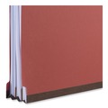 | Universal UNV10203 Bright Colored Pressboard Classification Folders - Letter, Ruby Red (10/Box) image number 2
