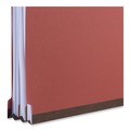 Office Jansan | Universal UNV10203 Bright Colored Pressboard Classification Folders - Letter, Ruby Red (10/Box) image number 2