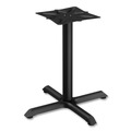 Office Furniture Accessories | Alera ALETBH283B Hospitality Series 27.5 in. x 28.5 in. 300 lbs. Capacity Steel Single-Column Bases - Black image number 0