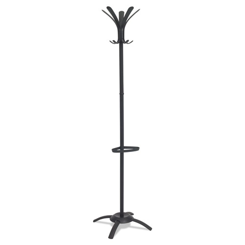 Just Launched | Alba PMCLEON CLEO 19.75 in. x 68.9 in. Ten Knobs, Steel/Plastic, Stand Alone Rack, Coat Stand - Black image number 0