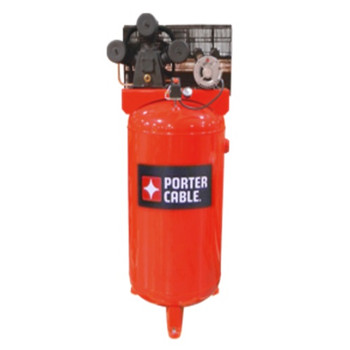 STATIONARY AIR COMPRESSORS | Porter-Cable PXCMLA4708065 208V/240V 4.7 HP Single Stage 80 Gal. Oil-Lube Stationary Vertical Air Compressor