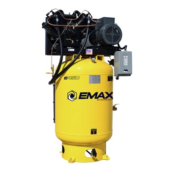 STATIONARY AIR COMPRESSORS | EMAX ESP10V120V1 10 HP 120 Gallon Oil-Lube Stationary Air Compressor
