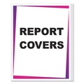 Office Jansan | C-Line 31357 8-1/2 in. x 11 in. Binding Bar Vinyl Report Covers - Clear (100/Box) image number 3