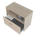 Office & Office Supplies | Linea Italia LITUR604NW Urban 35.25 in. x 15.25 in. x 23.75 in. 36 in. Credenza Bottom Pedestal - Natural Walnut image number 3