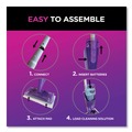 Mops | Swiffer 80354301 WetJet 11.3 in. x 5.4 in. Head Mop Starter Kit with 10 Pads and 1 Cleaner - Silver Handle (1/Carton) image number 3