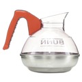 Food Service | BUNN 06101.0101 64 oz. Easy Pour Decanter - Orange Handle image number 5