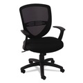  | OIF OIFVS4717 Swivel/Tilt Mesh Mid-Back Supports Up to 250 lbs. 17.91 in. to 21.45 in. Seat Height Task Chair - Black image number 1