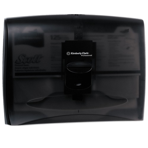 Paper & Dispensers | Scott 9506 17.5 in. x 2.25 in. x 13.25 in. Personal Seat Cover Dispenser - Black image number 0