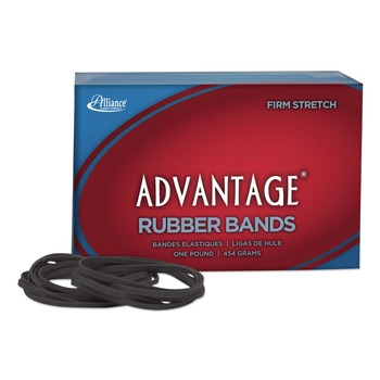 Alliance Advantage 0.04 in. Gauge Classic Rubber Bands - Black/Size 33 (1/Box)