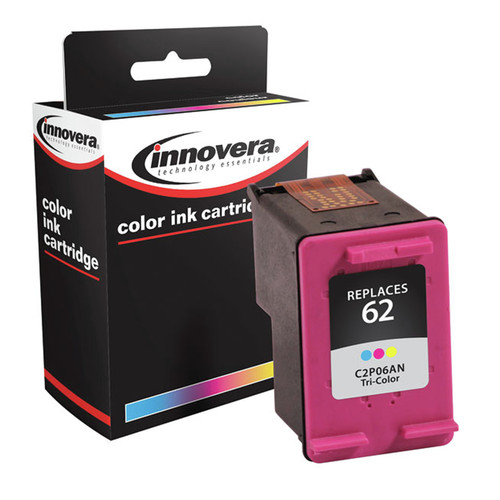 Ink & Toner | Factory Reconditioned Innovera IVR62TRI 165 Page-Yield Remanufactured Ink Replacement for (C2P06AN) - Tri-Color image number 0