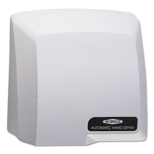  | Bobrick B-710 115V 115V 10.18 in. x 5.18 in. x 10.93 in. Compact Automatic Hand Dryer - Gray image number 0
