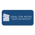 Flash Cards | Roaring Spring 28335 Environotes 3 in. x 5 in. Narrow Rule Wirebound Recycled Index Cards - White (24/Carton) image number 2