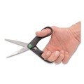 Office Jansan | Westcott 44218 7 in. Long 2.75 in. Cut Length KleenEarth Scissors - Straight Black Handle image number 4