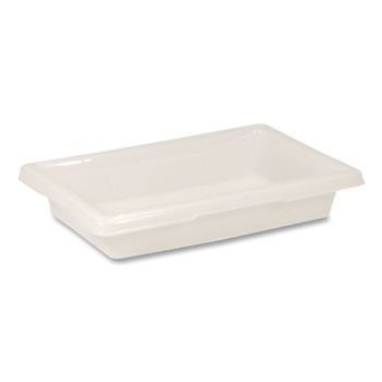 Rubbermaid Commercial 2 Gallon 18 in. x 12 in. x 3-1/2 in. Food Tote Boxes - White