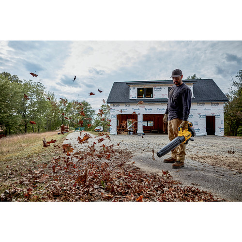 Dewalt 20V MAX XR Brushless Lithium Ion 14 in. Cordless Folding String Trimmer Handheld Blower Combo Kit 4 Ah
