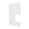 Desk Accessories & Office Organizers | Deflecto PBCMA2331S 23.75 in. x 31.75 in. Acrylic Mounting Safety Barrier with Side Pass Thru - Clear (2/Carton) image number 0