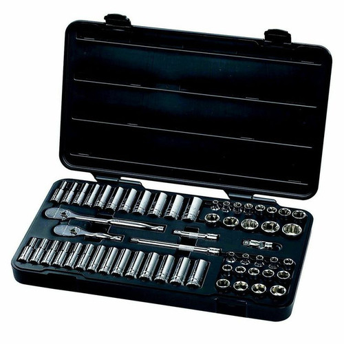 GearWrench 80550 57-Piece 3/8 in. Drive 6-Point SAE/Metric Socket Set image number 0