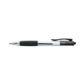  | Universal UNV15533 1 mm Comfort Grip Retractable Ballpoint Pens - Medium, Black (48/Pack) image number 3