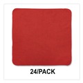 Percentage Off | Rubbermaid Commercial 1820581 16 in. x 16 in. Microfiber Cleaning Cloths - Pink (24/Pack) image number 4
