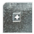 White Boards | U Brands 3690U00-01 12 x 12 Cubicle Glass Dry Erase Board - White Surface image number 5