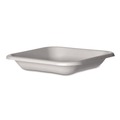 Food Trays, Containers, and Lids | Eco-Products EP-SCS5 5.04 in. x 5.04 in. x 1.09 in. 10 oz. WorldView Renewable Molded Fiber Containers - White (800/Carton) image number 0