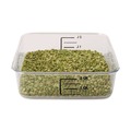 Containers | Rubbermaid Commercial FG630200CLR SpaceSaver 8.8 in. x 8.75 in. x 2.7 in. 2 qt. Plastic Square Containers - Clear image number 2