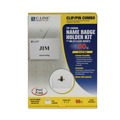Office Jansan | C-Line 95743 4 in. x 3 in. Top Load Combo Clip/Pin Name Badge Kits - Clear (50/Box) image number 0