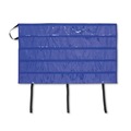 Project & Display Boards | Carson-Dellosa 5652 41 in. x 24.5 in. Border Storage Pocket Chart - Blue/Clear image number 0
