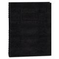 Office Jansan | Blueline A10200E.BLK EcoLogix NotePro 11 x 8.5 Sheets 1-Subject Medium/College Rule Executive Notebook - Black image number 0