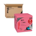 Office Jansan | WypAll 41029 Power Clean X80 12.5 in. x 12 in. Heavy-Duty Cloths - Red (50/Box, 4 Boxes/Carton) image number 0
