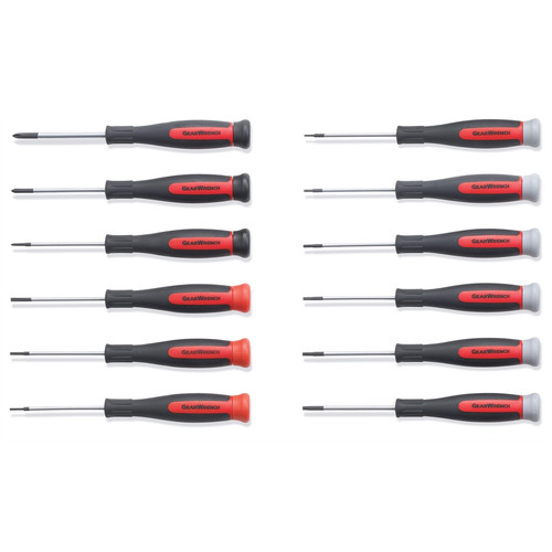 Memorial Day Sale | GearWrench 80057 12-Piece Combination Mini Dual Material Screwdriver Set image number 0