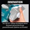  | Makita XBU02Z LXT 18V X2 Cordless Lithium-Ion Brushless Cordless Blower (Tool Only) image number 4