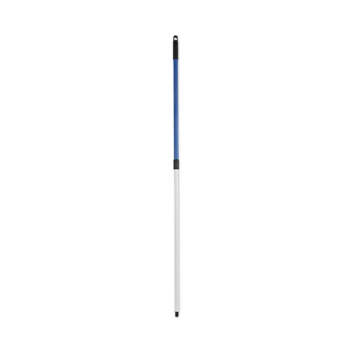 Cleaning Brushes | Boardwalk BWK638 36 in. - 60 in. Telescopic MicroFeather Duster Handle - Blue image number 0