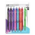 Office Jansan | uni-ball 70171 Medium 1 mm Retractable Jetstream Elements Hybrid Gel Pen - Assorted Ink and Barrel Colors (12/Pack) image number 0