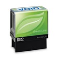 Bulk Savings Pricing 2 | COSCO 2000PLUS 098373 1.5 in. x 0.56 in. Green Line Void Message Stamp - Blue image number 0