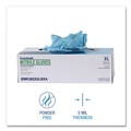 Disposable Gloves | Boardwalk 382XXLBXA 9.5 in. Long 5 mil. Thick Powder-Free Disposable Examination Nitrile Gloves - XX-Large Blue (100/Box) image number 4