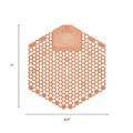 Odor Control | Fresh Products 3WDS-F-010I060M-04 Wave 3D Urinal Deodorizer Screen - Mango Scent, Orange (10/Box) image number 3