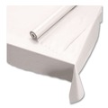 Office Jansan | Hoffmaster 114000 40 in. x 300 ft. Plastic Roll Tablecover - White (1/Carton) image number 3