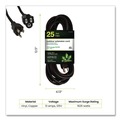Office Electronics & Batteries | GoGreen Power 13725BK 16 AWG Outdoor Extension Cord, 25 ft, 13 A, Black image number 2