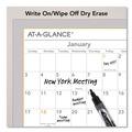Office & Office Supplies | AT-A-GLANCE AW506028 12-Month (Jan to Dec): 2026 24 in. x 18 in. WallMates Self-Adhesive Dry Erase Yearly Planning Surfaces - White/Gray/Orange Sheets image number 1