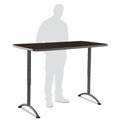  | Iceberg 69314 ARC 30 in. x 60 in. x 30 - 42 in. Height-Adjustable Table - Walnut/Gray image number 1