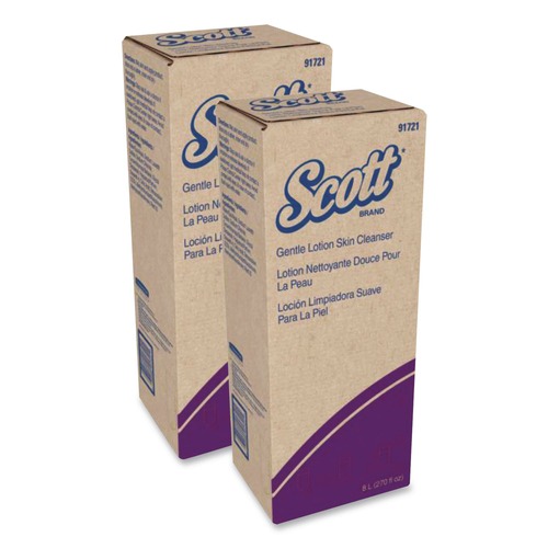 Hand Soaps | Scott 91721 8L Lotion Hand Soap Cartridge Refills - Floral Scent (2/Carton) image number 0