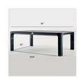 Office Jansan | 3M MS85B 16 in. x 12 in. x 1.75 in. to 5.5 in. 20-lb. Capacity Adjustable Monitor Stand - Black/Silver image number 2