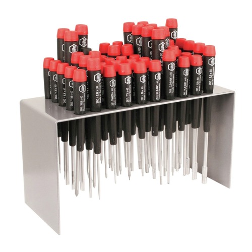 Hand Tool Sets | Wiha Tools 92190 50-Piece Master Technician's Classic Precision Screwdriver Bench Top Set image number 0